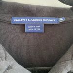Ralph Lauren Sport Black Long Sleeve Polo Shirt Size XL Photo 2