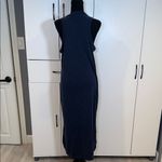 Joie  Dark Blue Sleeveless Maxi Dress . Size L Photo 5
