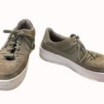 Nike Air Force 1 women’s green suede shoes sneakers size 9 SKU 5236 Photo 2