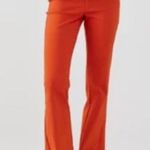 Urban Outfitters NWOT Gia Slim Rust Color Stretch Straight Leg Trousers, Size 8 Photo 0