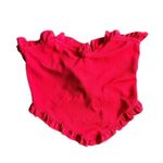SheIn  Women's Red Ruffled Tube Top Photo 0
