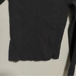 House of Harlow  1960 Black Ribbed Knit Blouse Photo 6