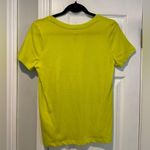 J.Crew NWOT Essentials Size S Neon Yellow Green Cotton Crew Neck Tee Shirt Photo 10