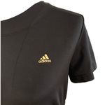 Adidas | Black Pocket Front Short Sleeve Fitted Athletic Tee Size Large Photo 1
