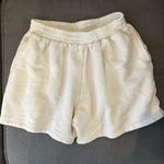 Waylane by Rachel Jay Cream Sweat Shorts Photo 0