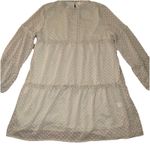 Women’s Green Casual Light Green Baby Doll Sheer Long Sleeve Dress Sz. L Size L Photo 1