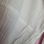 Evereve  ROAN + RYAN WHITE 100% SLUB COTTON BOHEMIAN PRAIRIE LAGENLOOK BLOUSE XS Photo 5