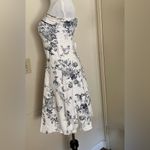 Teeze Me  white and blue strapless casual dress Photo 4