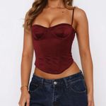 White Fox Boutique Whitefox My Love For You Wine Bustier Top Photo 1