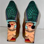 Taylor Says Hispanic Heritage Inspired Heelless Platform Light Brown Chili 7M Tan Size 7 Photo 1