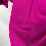 Dark Pink Draped Neck Ruched Top NY & CO Sz Medium Photo 3