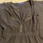 Apt. 9  Jumpsuit size L beautiful kind of silky feelings color black inseam is 26” Photo 10