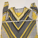 Chico's Chico’s Zenergy Tunic/ Shift Dress Chevron Striped Stretchy EUC Sz XL Yellow Photo 7