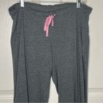 Victoria's Secret Victoria’s Secret Pajamas Sz XL Long Shirt Pants Set Gray And Pink Photo 8