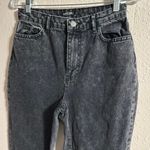 Nasty Gal  Black Cropped Ankle Jeans with Distressed Hem Photo 5