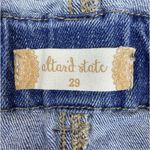 Altar'd State Paperbag High Rise Denim Shorts 29 Flip Raw Hem Medium Wash Photo 4
