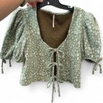 Free People  Green Tie Top Photo 1