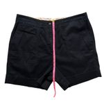 Ralph Lauren Black Khaki High Rise 100% Cotton Shorts Size 16 5" Inseam EUC Photo 1