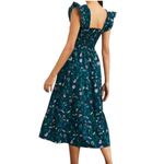 Hill House  - Ellie Nap Moody Floral Teal Dress Sz XXS Photo 1
