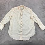 We The Free  Polka Dot All Smile Button Down Shirt Top Blouse Medium‎ School Photo 2