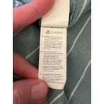 Cupshe  Dress Womens Small Blue Striped Flutter Sleeve Smocked Maxi Sundress Photo 11