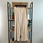 CAbi Everly Linen Blend High Rise #813 Pocket Career Dress Pant Trouser, 14 Photo 1