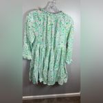 Yvonne S Women's Tiered Double Super Mini Green Long Sleeve Dress‎ Size XS Photo 1