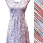 Title Nine  Space Dye Espionage Orange Blue Activewear Dress Size L Outdoor Photo 1