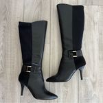 Tahari  Kailee Black Heeled Boots with Buckle Detail 7.5 Photo 0