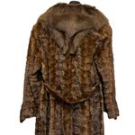 Vintage Filimegas Brown Mink Long Fur Winter Coat Size Medium Photo 10