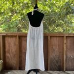 Vitamin A  Women's Cream Eyelet Maxi Cover Up Dress Size S Photo 6