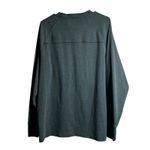 The Normal Brand Long Sleeve Henley Shirt Dark Teal Size XL Green Photo 2