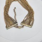 Chico's  Labrodite Amulet Necklace 20" Gold‎ Tone Chunky Multi Strand Lobster Claw Photo 10