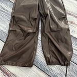 Princess Polly NWT  ORNELLA FAUX LEATHER PANTS BROWN​ Photo 2