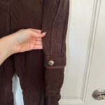 Dalia Collection Brown Corduroy Cargo Pants 12 Photo 3