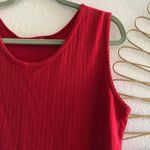 90s thick strap red cami tank top Size XL Photo 1