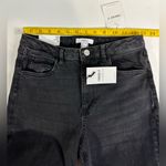 Forever 21  Distressed Knee High Rise Skinny Jeans Black Size‎ 28 NWT Photo 5