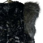 Neiman Marcus for Target Skaist Taylor Faux Fur Vest 00294322 NWT Black XS Photo 9