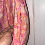 Olivaceous  Pink Floral Maxi Dress with Ruffle Sleeves Photo 4