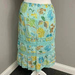 Banana Republic  Y2K Vintage Floral Tropical Crochet Skirt Boho Bohemian dooamine Photo 1