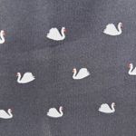 Talbots Womans Pants Size 14W Swan Print Elastic Waist Silky Feel Career Casual Photo 5