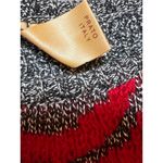 Rossana Maglificio Textured Red Knit Sweater Italy Wool Blend Boho Vintage Small Gray Photo 5