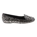 Vera Wang  Black and Silver Paisley Flats Photo 1