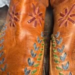 Old Gringo  women's Brown Leather Ankle Boots with Colorful Embroidery size 7B Photo 10