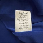 Alya Mini Dress Royal Blue Black Embroidery Sleeveless Fit & Flare Dress Medium Photo 9