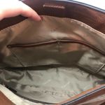 Calvin Klein brown crossbody faux lather tassel Photo 4