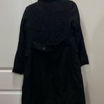 Kate Spade Black Wool Blend Notch Collar Coat Size Small $450 Photo 6