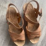 Kork-Ease  Women’s Sz 7 Tan Sandal Wedge Shoes Photo 4