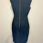 Tahari Black Sleeveless Mock Neck Dress Photo 3