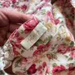 Petersyn coquette floral mini dress button down front open back Pink Photo 6